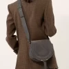 Sacoche de selle Marcie en cuir suédé Sacoche de selle Marcie en cuir suédé