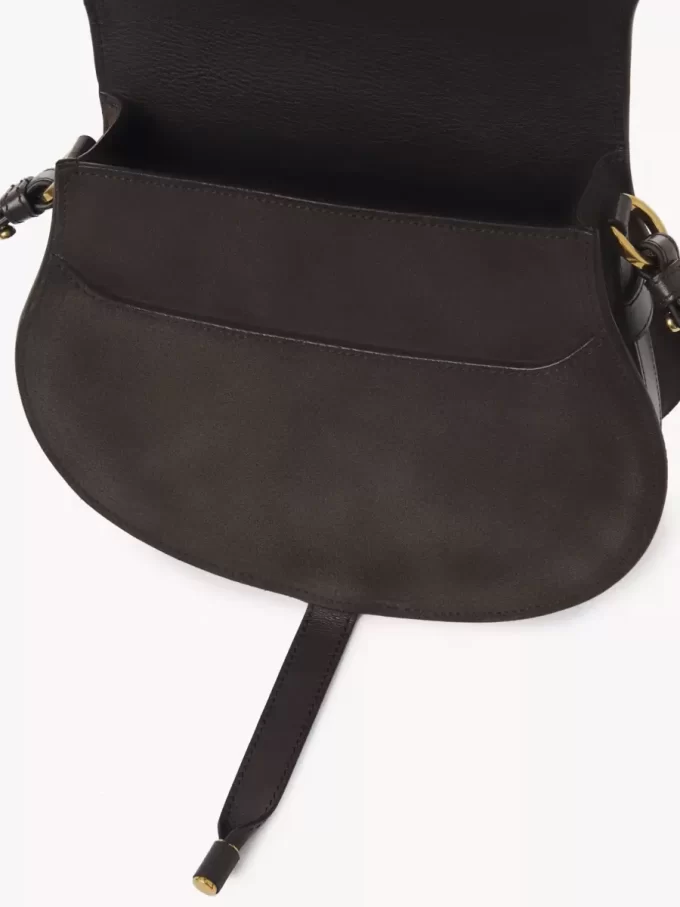 Sacoche de selle Marcie en cuir suédé Sacoche de selle Marcie en cuir suédé
