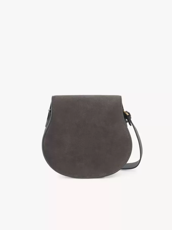 Sacoche de selle Marcie en cuir suédé Sacoche de selle Marcie en cuir suédé
