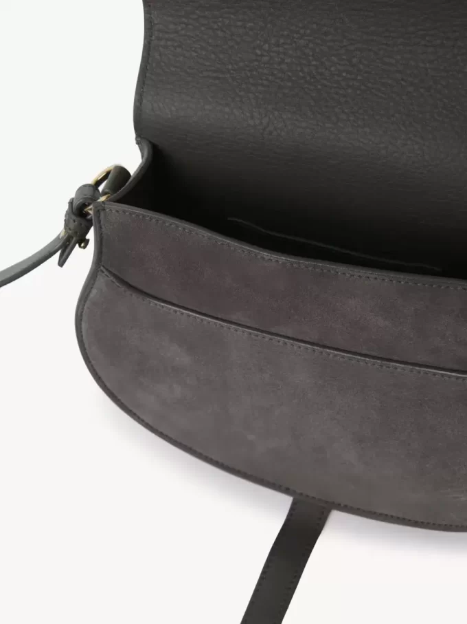 Sacoche de selle Marcie en cuir suédé Sacoche de selle Marcie en cuir suédé