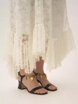Sandale à talons Chloé Charms