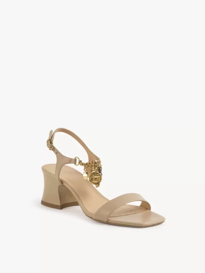 Sandale à talons Chloé Charms