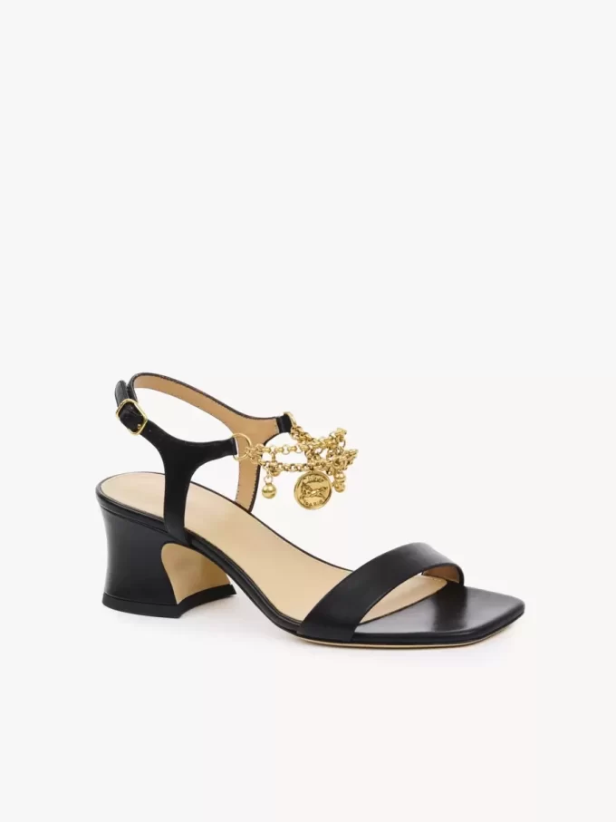 Sandale à talons Chloé Charms