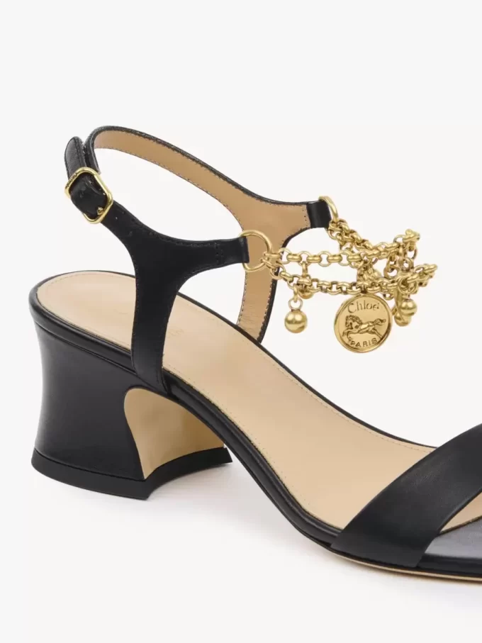 Sandale à talons Chloé Charms