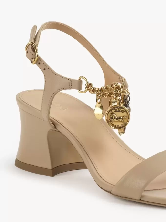Sandale à talons Chloé Charms