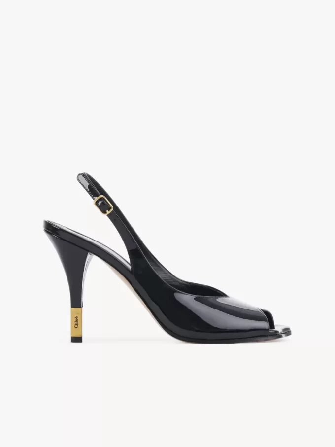 Sandale à talons fleuris Sandale à talons fleuris