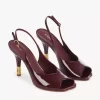 Sandale à talons fleuris Sandale à talons fleuris