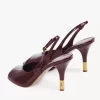 Sandale à talons fleuris Sandale à talons fleuris