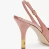 Sandale à talons fleuris