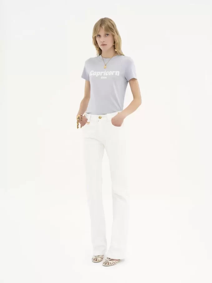 T-shirt bébé Capricorne en jersey de coton T-shirt bébé Capricorne en jersey de coton