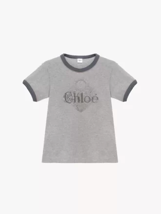 T-shirt bébé en jersey de coton avec logo