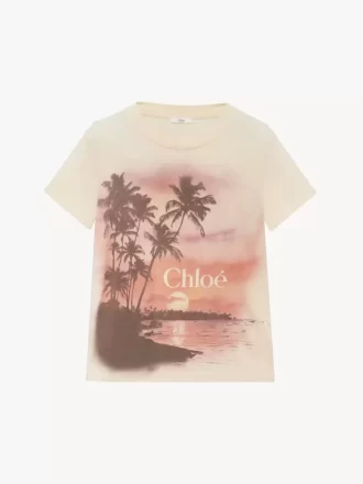 T-shirt bébé en jersey de coton avec logo