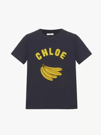 T-shirt bébé en jersey de coton avec logo