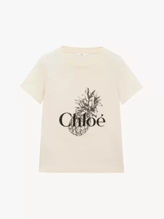 T-shirt bébé en jersey de coton avec logo
