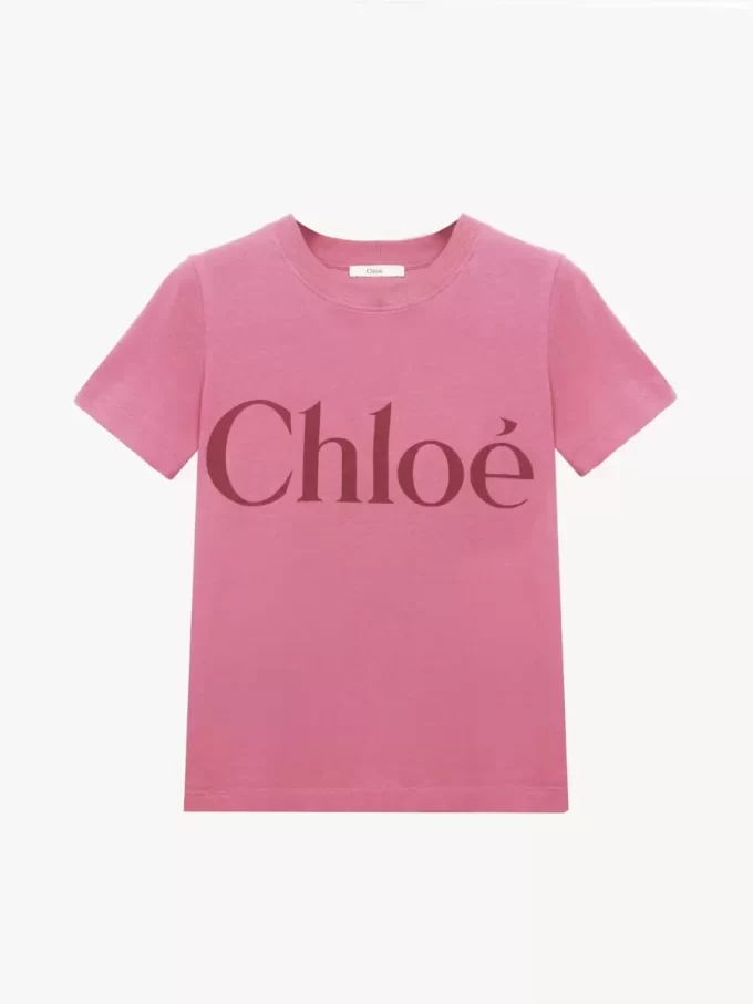 T-shirt bébé en jersey de coton avec logo T-shirt bébé en jersey de coton avec logo