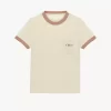 T-shirt col rond avec logo en jersey de coton T-shirt col rond avec logo en jersey de coton