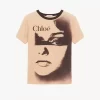 T-shirt col rond avec logo en jersey de coton T-shirt col rond avec logo en jersey de coton