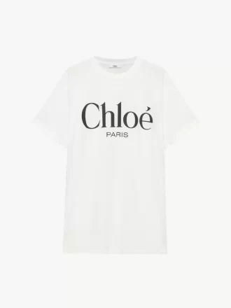 T-shirt à logo oversize en jersey de coton