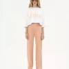 T-shirt oversize court avec logo en jersey de coton