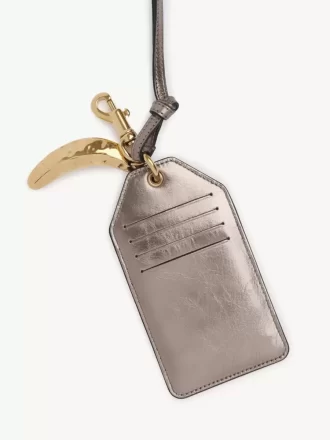Étiquette banane Chloé Symbols en cuir métallisé