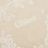 Étole rectangulaire en broderie anglaise de laine et soie