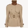 Trench court en gabardine de coton Trench court en gabardine de coton
