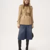 Trench court en gabardine de coton Trench court en gabardine de coton