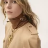 Trench court en gabardine de coton Trench court en gabardine de coton