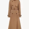 Trench long en gabardine de coton Trench long en gabardine de coton