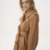 Trench long en gabardine de coton Trench long en gabardine de coton