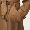 Trench long en gabardine de coton Trench long en gabardine de coton