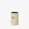 Étui à parfum en cuir brillant
