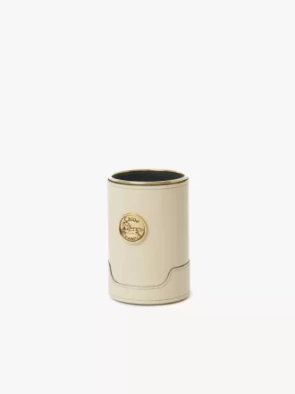 Étui à parfum en cuir brillant