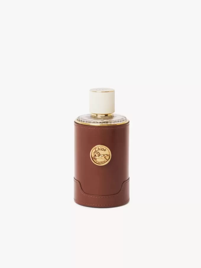 Étui à parfum en cuir brillant
