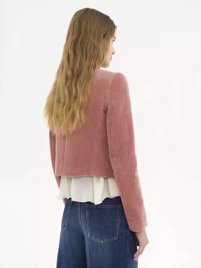 Veste courte carrée en velours Veste courte carrée en velours