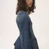 Veste d’équitation à basque en denim Veste d’équitation à basque en denim