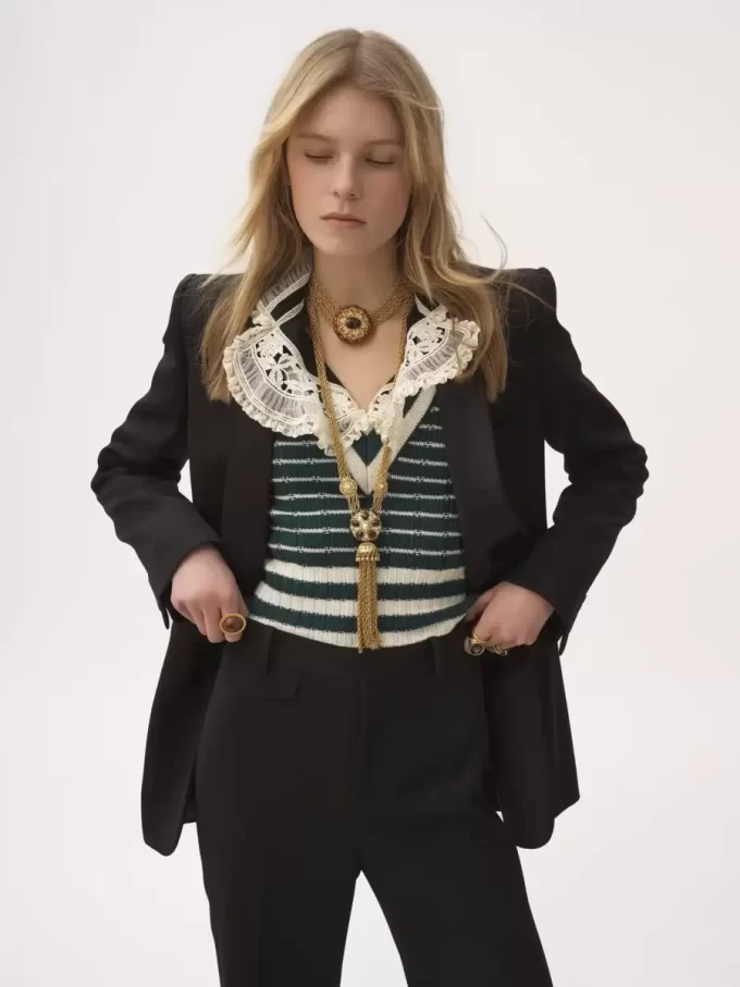 Veste de smoking en laine grain de poudre Veste de smoking en laine grain de poudre