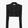 Veste Spencer courte en crêpe de laine Veste Spencer courte en crêpe de laine