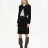 Veste Spencer festonnée en velours Veste Spencer festonnée en velours