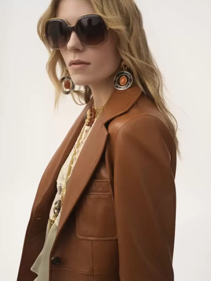Veste sur mesure en cuir Veste sur mesure en cuir