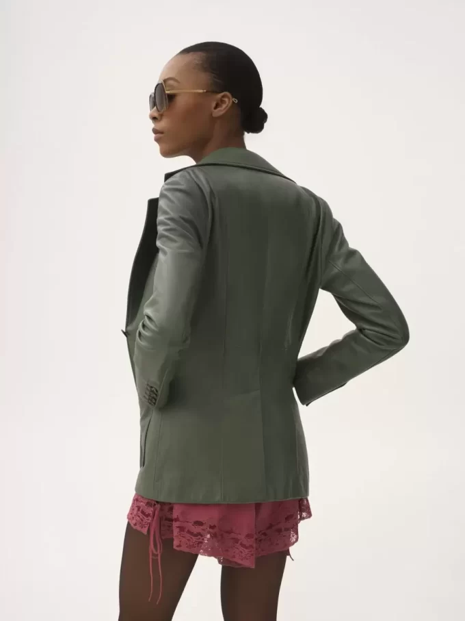 Veste sur mesure en cuir Veste sur mesure en cuir