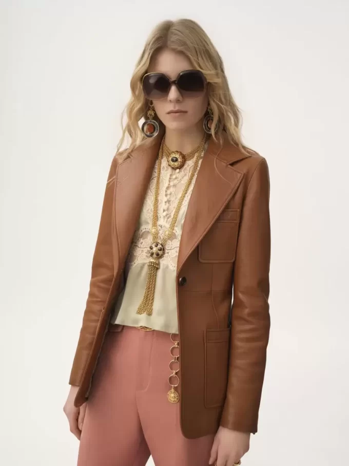 Veste sur mesure en cuir Veste sur mesure en cuir