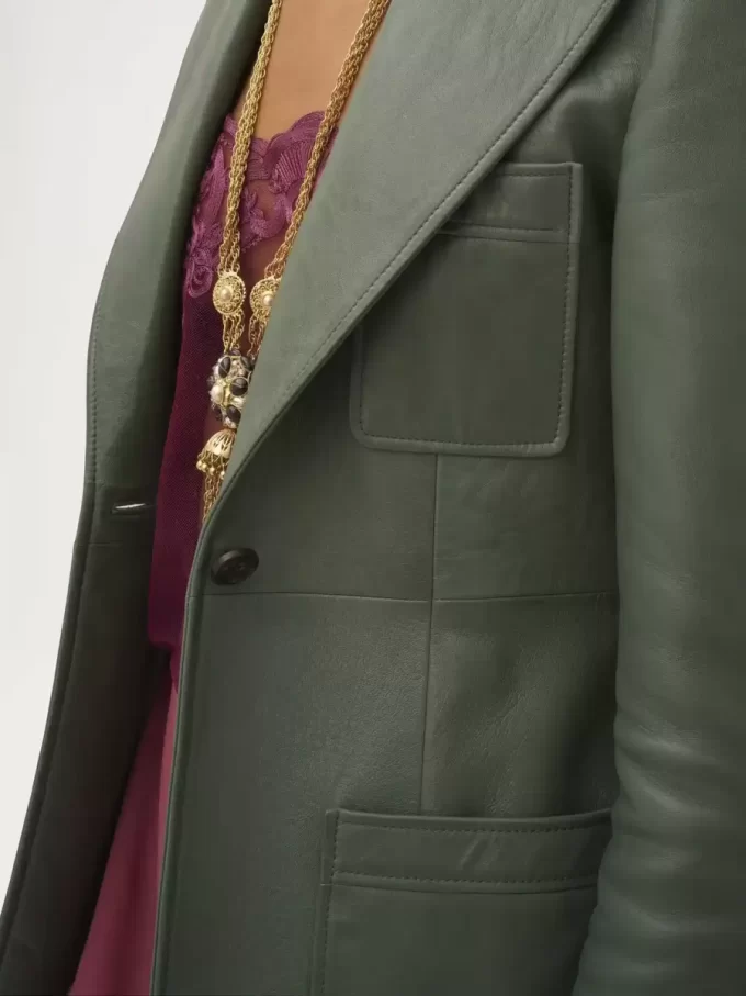 Veste sur mesure en cuir Veste sur mesure en cuir