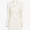 Veste sur mesure en jacquard de coton mélangé Veste sur mesure en jacquard de coton mélangé
