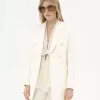 Veste sur mesure en jacquard de coton mélangé Veste sur mesure en jacquard de coton mélangé
