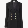 Veste tailleur croisée en bouclette de laine Veste tailleur croisée en bouclette de laine