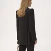 Veste tailleur croisée en mélange crêpe Veste tailleur croisée en mélange crêpe