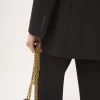 Veste tailleur croisée en mélange crêpe Veste tailleur croisée en mélange crêpe