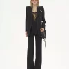 Veste tailleur en laine grain de poudre Veste tailleur en laine grain de poudre