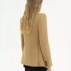 Veste tailleur en laine grain de poudre Veste tailleur en laine grain de poudre